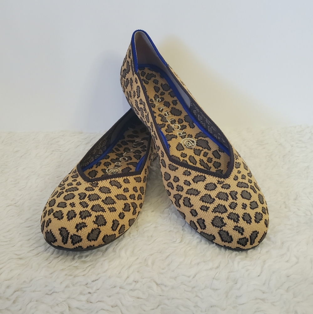 Rothy's Leopard Print Flats
